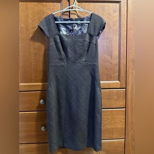 Ted Baker London Brown Wool Sheath Dress Size US 6 (Ted Size 2)